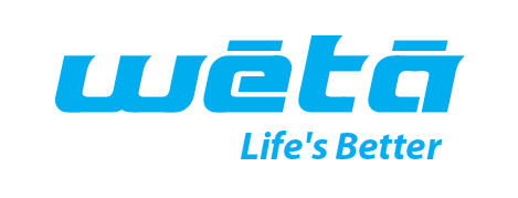 Weta, logo Weta, life's better with a Weta